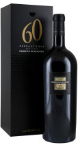 Doppelmagnum (3,0 L) San Marzano Sessantanni 60 anni Primitivo di Manduria 2019 in 1er OHK