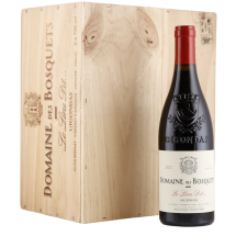 6 Flaschen Domaine des Bosquets Le Lieu Dit Gigondas 2021 + original Holzkiste