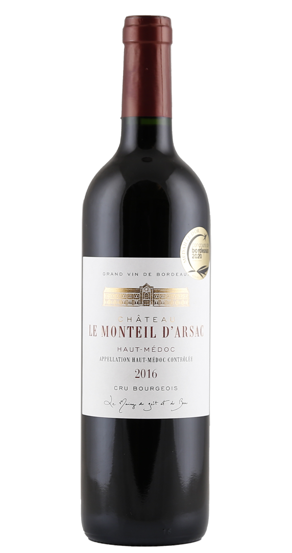 Produktbild zu Château Monteil d'Arsac Haut-Médoc Cru Bourgeois 2016 von 