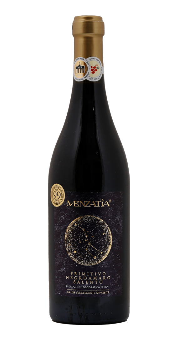 Menzatia Primitivo Negroamaro Salento Blue Edition 2022 IT011345 Silkes Weinkeller DE